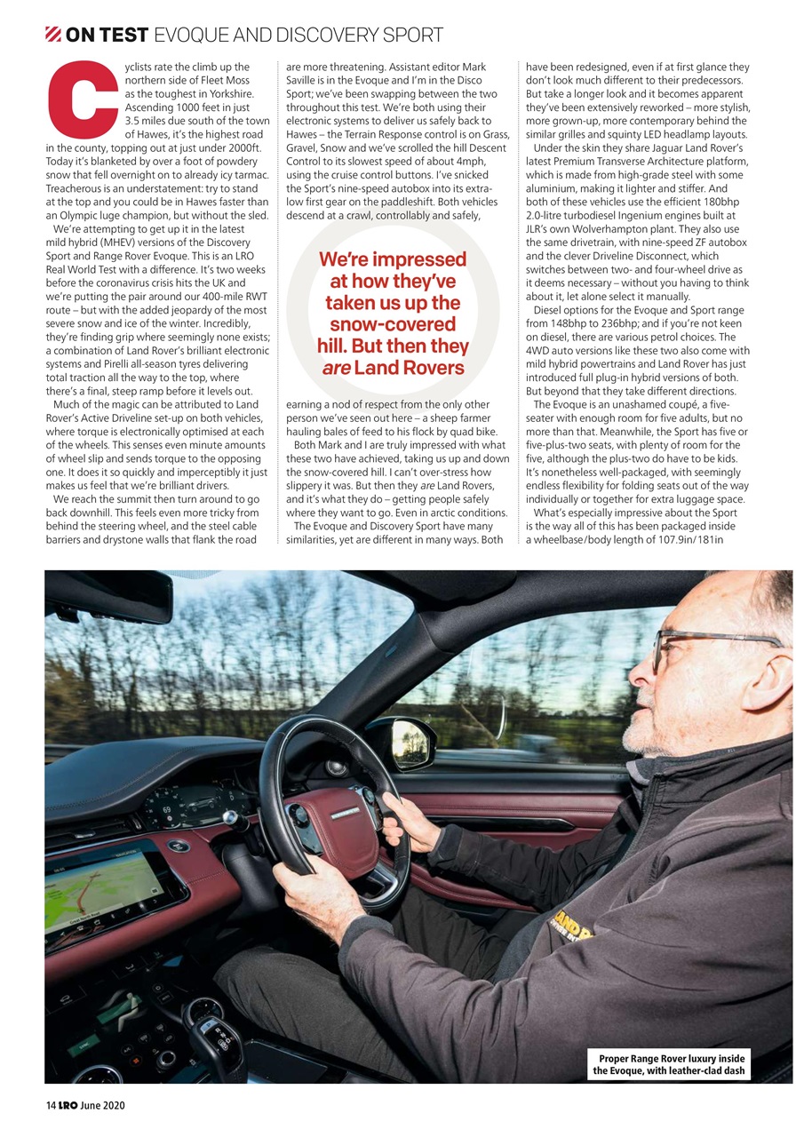 Land Rover Owner Preview Pages