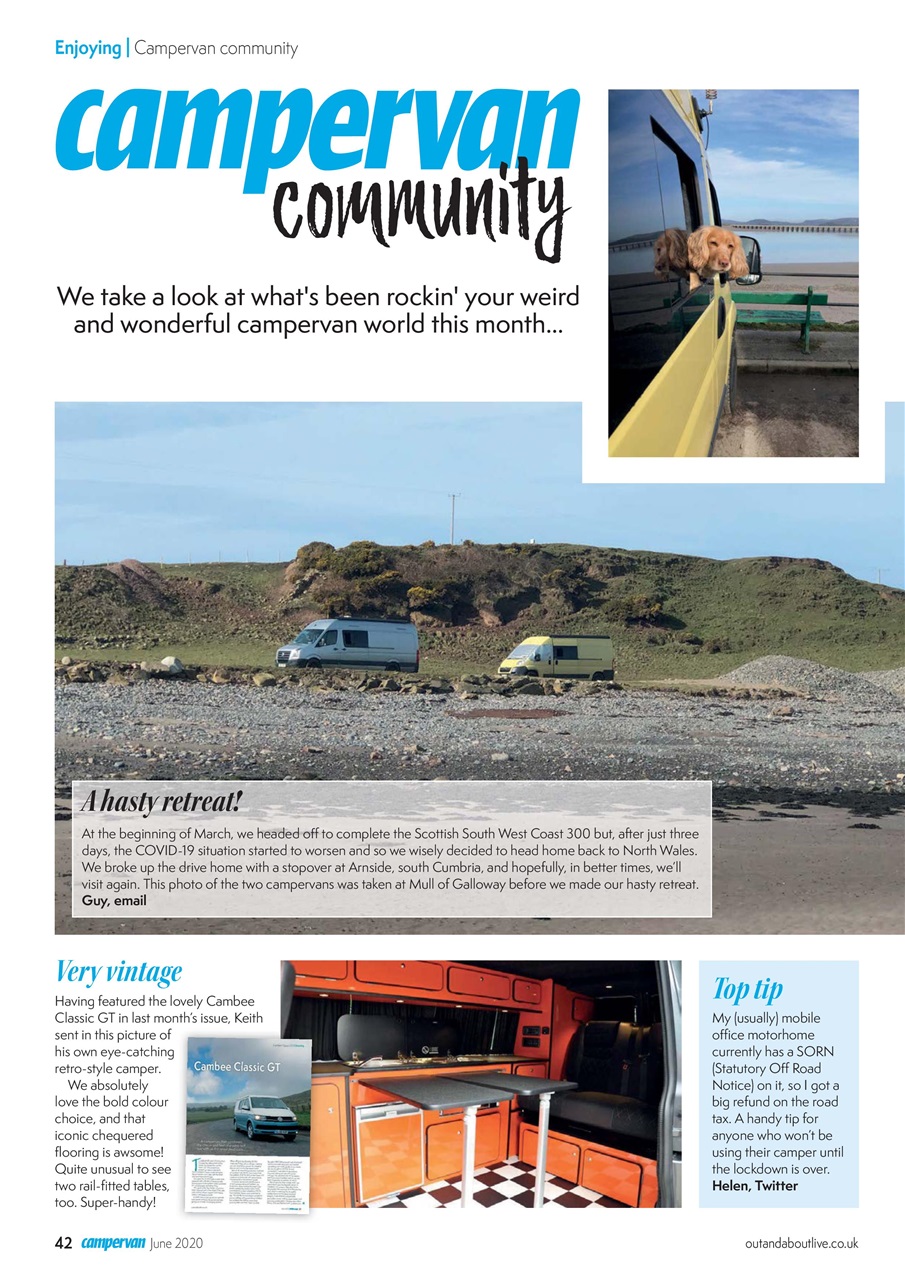 Campervan Preview Pages