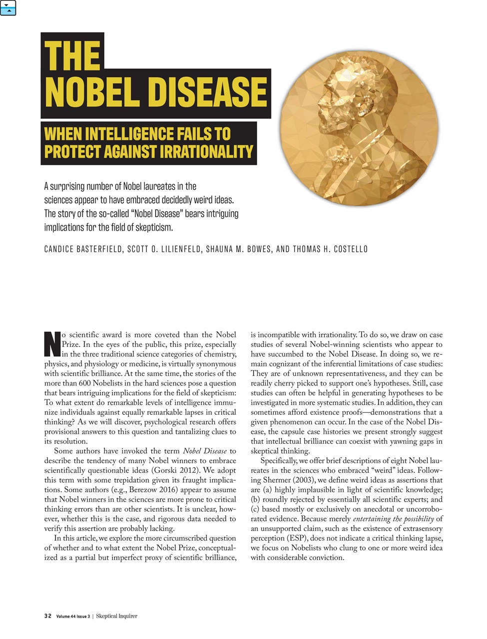 Skeptical Inquirer Preview Pages