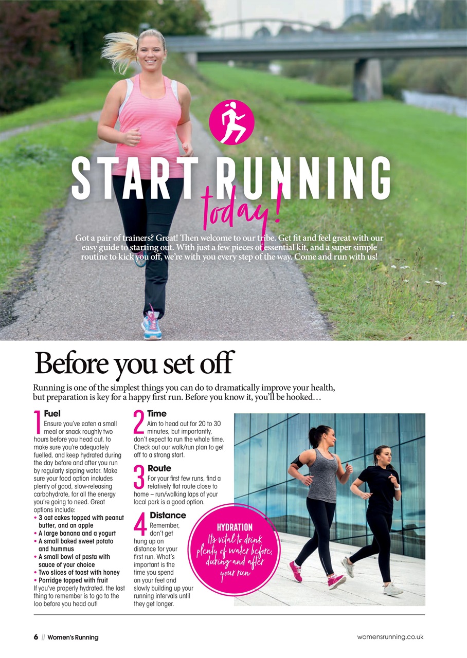 Women’s Running Preview Pages