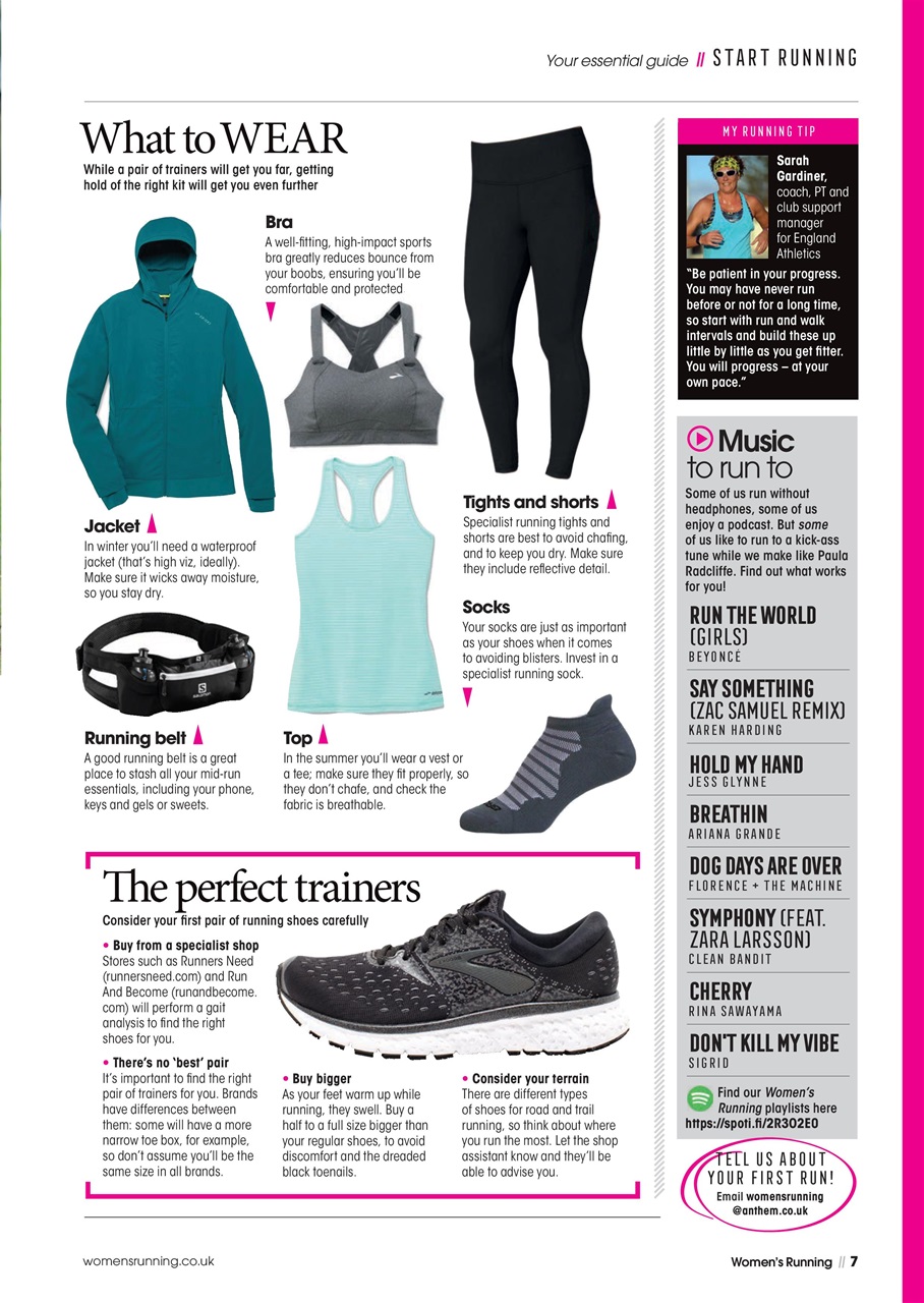 Women’s Running Preview Pages