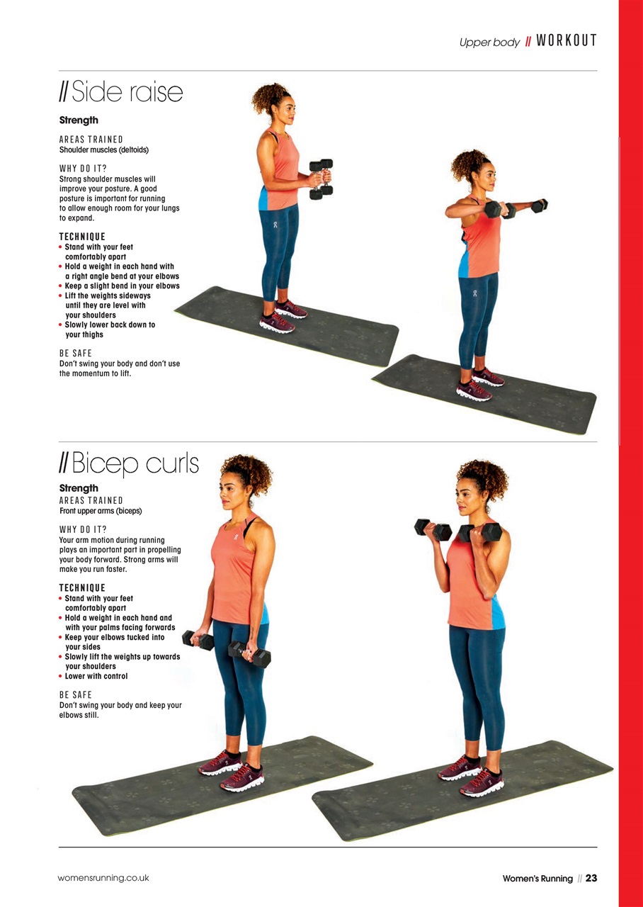 Women’s Running Preview Pages