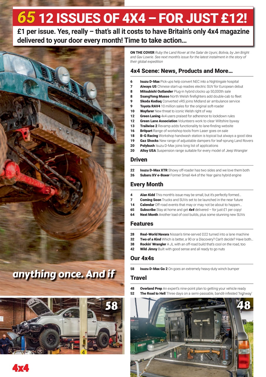 Overlander 4X4 Preview Pages