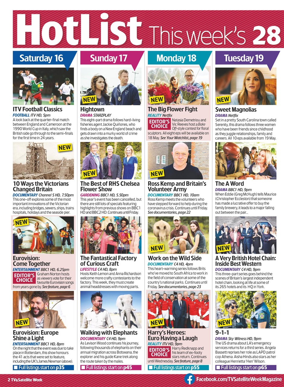 TV & Satellite Week Preview Pages