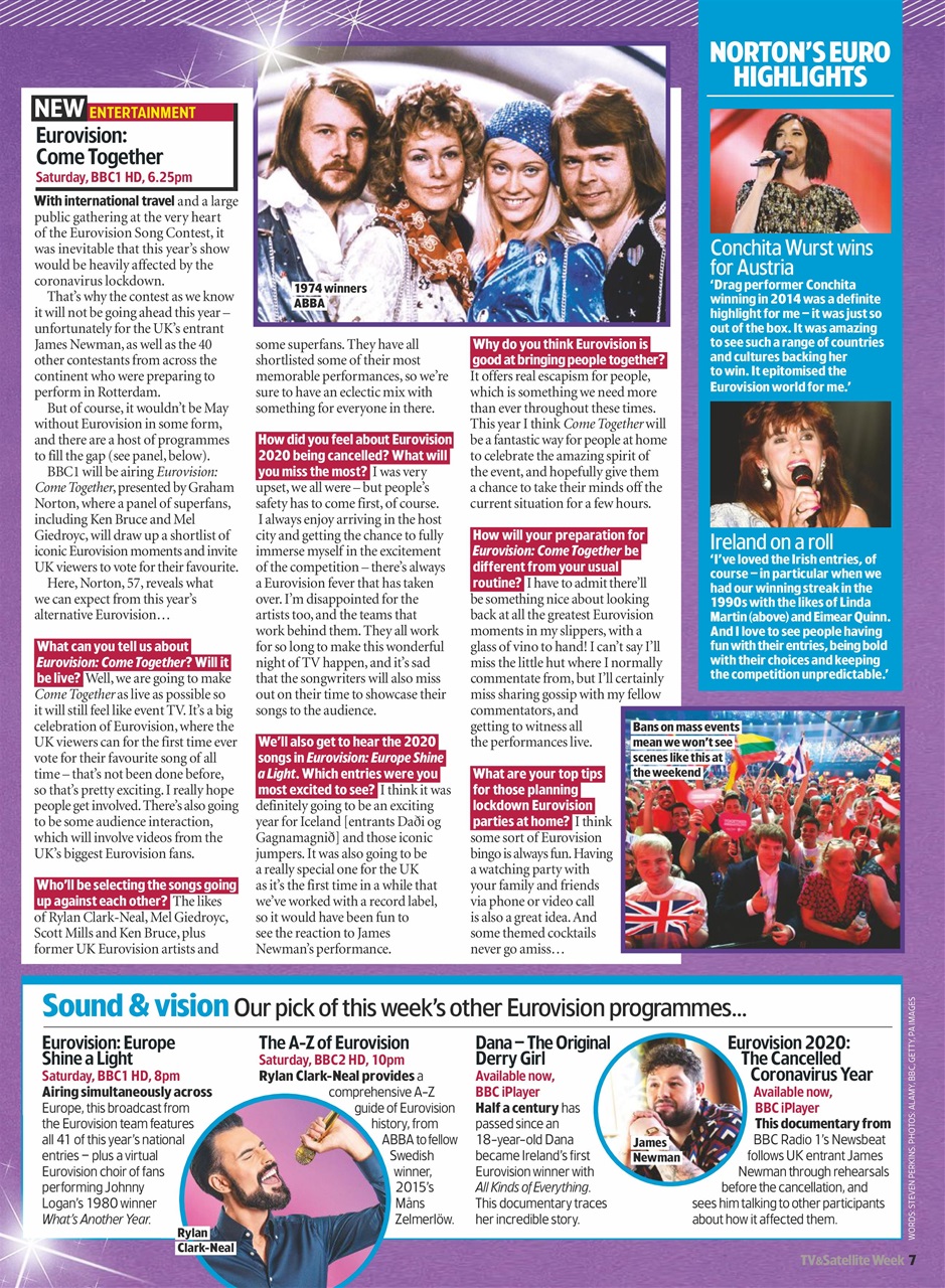 TV & Satellite Week Preview Pages