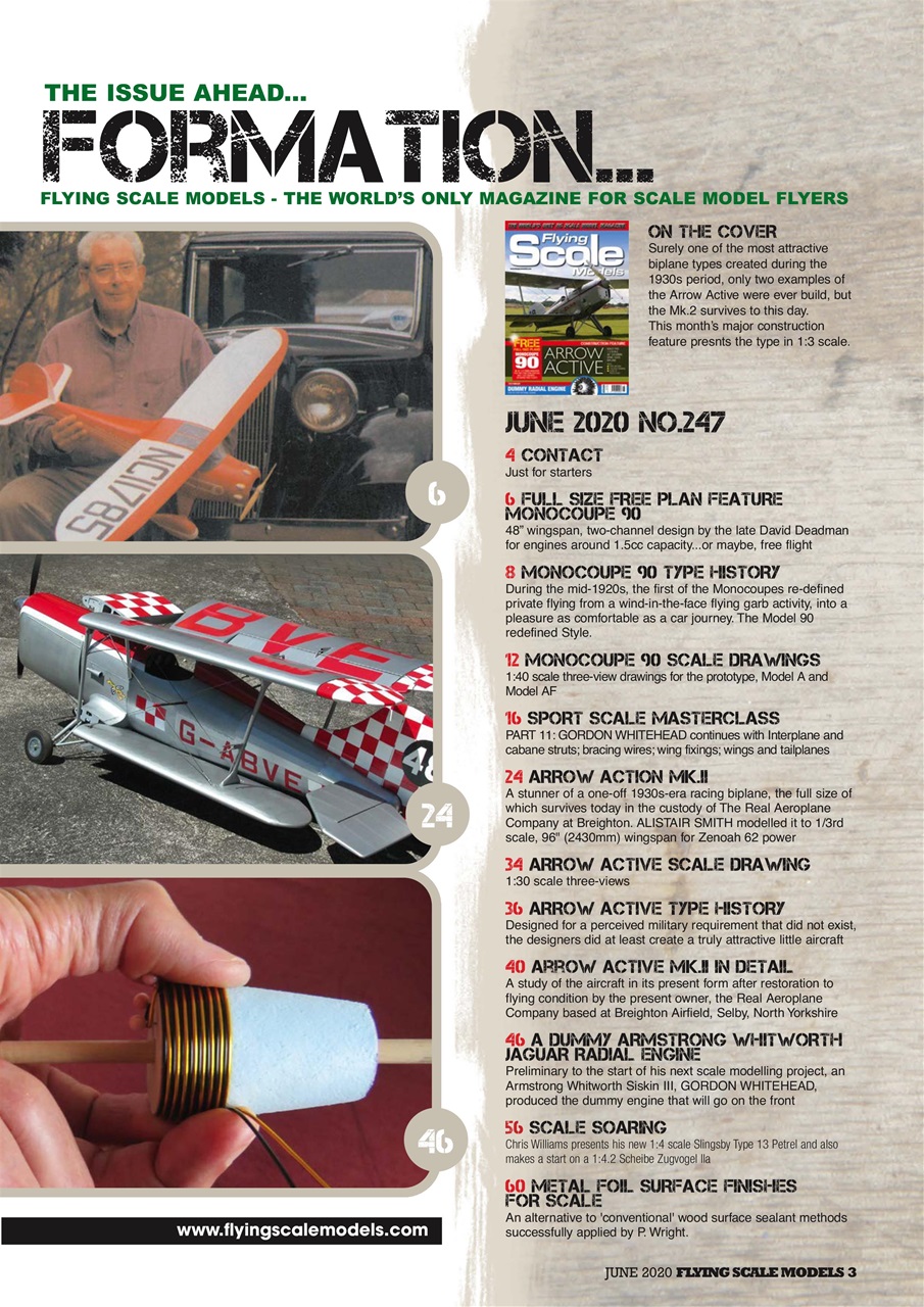 Radio Control Model Flyer Preview Pages