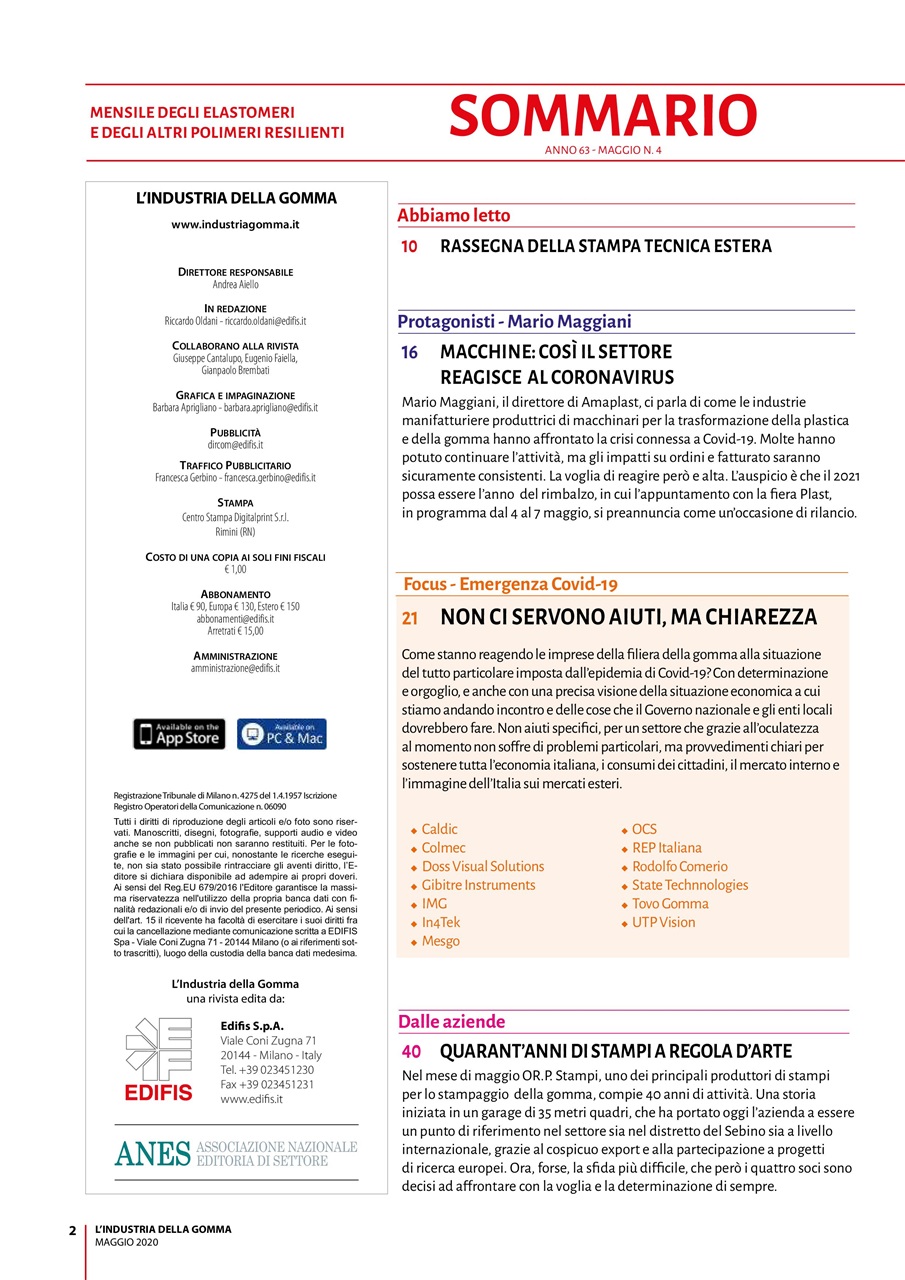 L’industria della Gomma Preview Pages