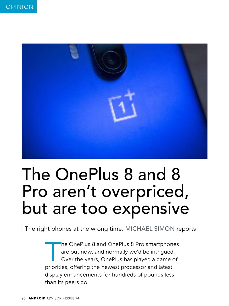 Android Advisor Preview Pages