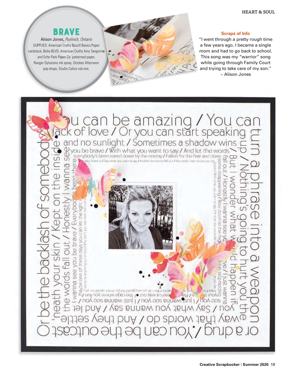 Creative Scrapbooker Preview Pages