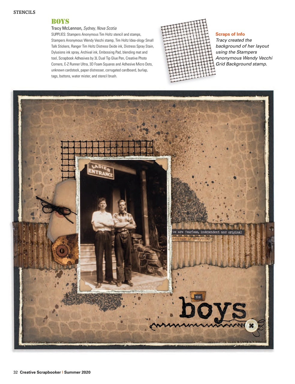 Creative Scrapbooker Preview Pages