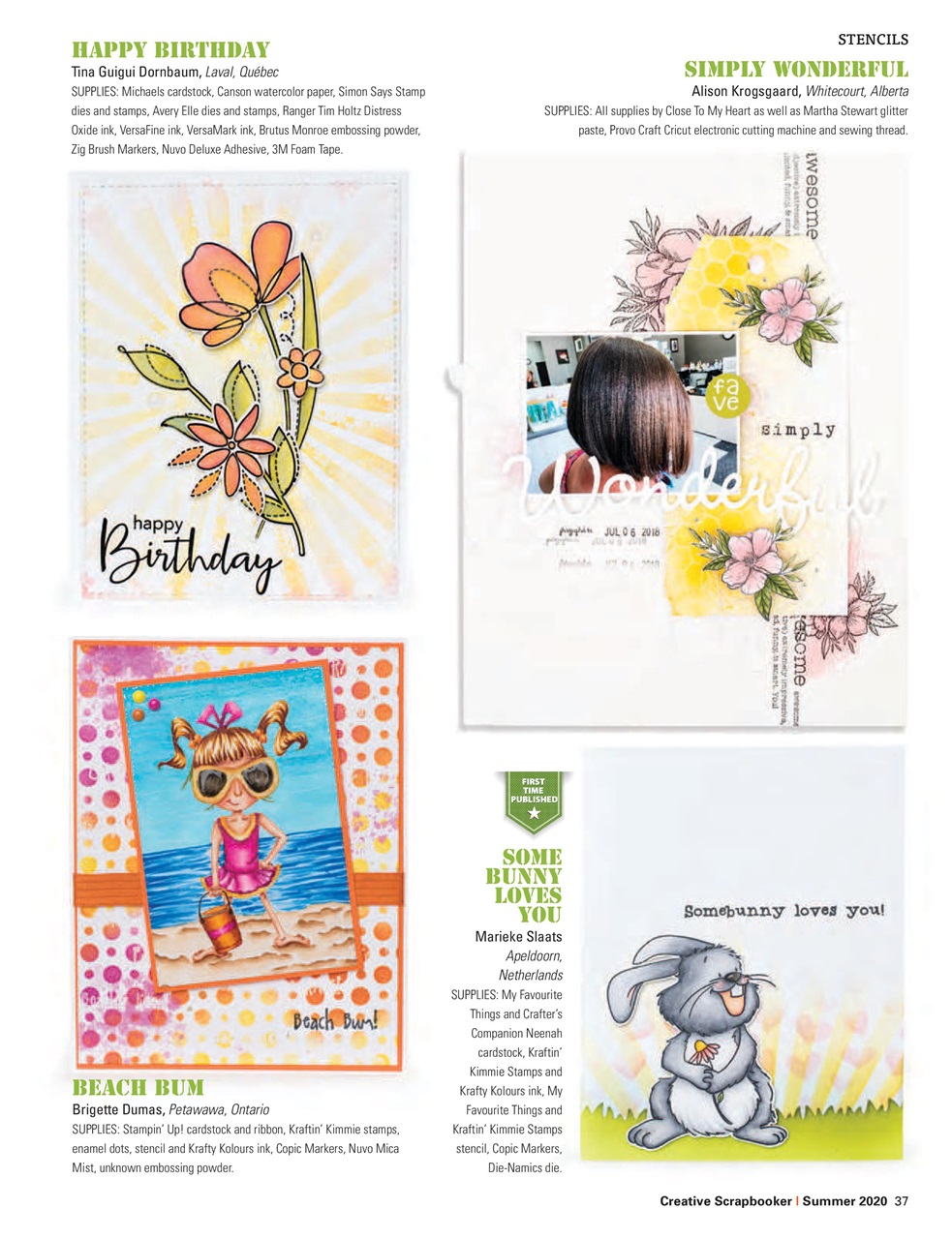 Creative Scrapbooker Preview Pages