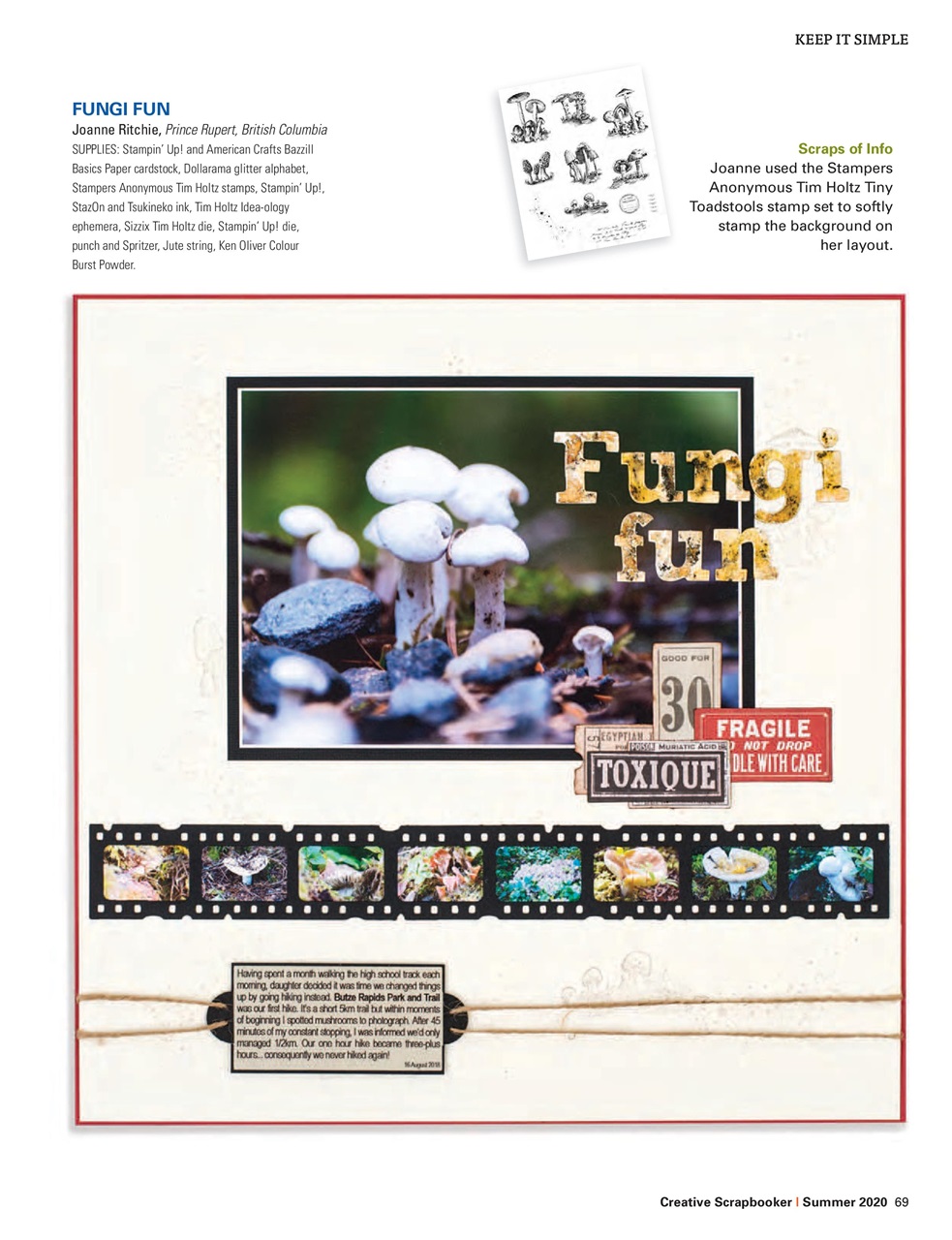 Creative Scrapbooker Preview Pages