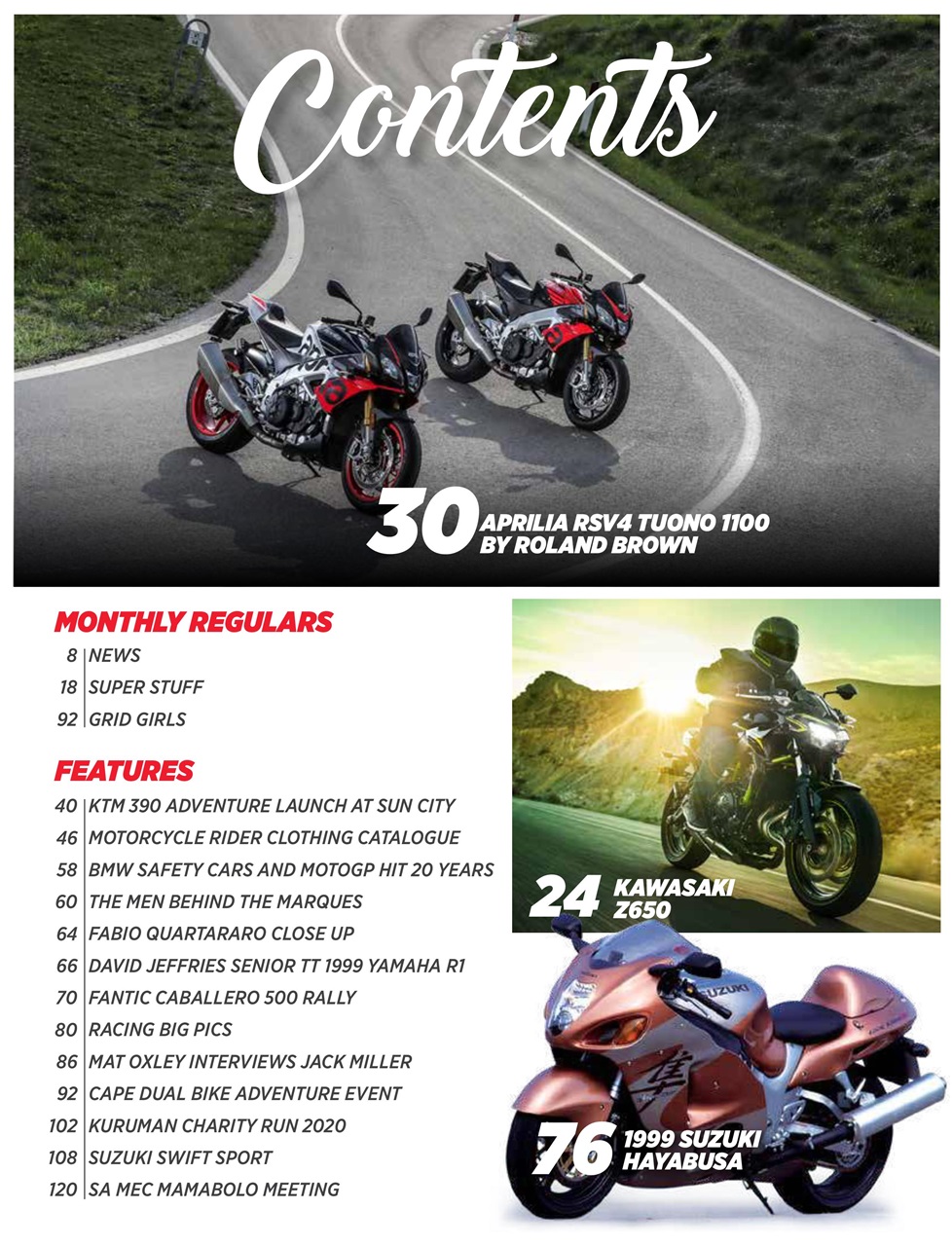 SuperBike South Africa Preview Pages