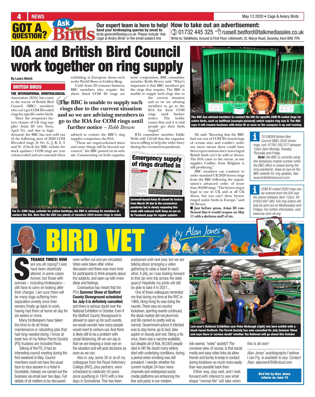 Cage & Aviary Birds Preview Pages