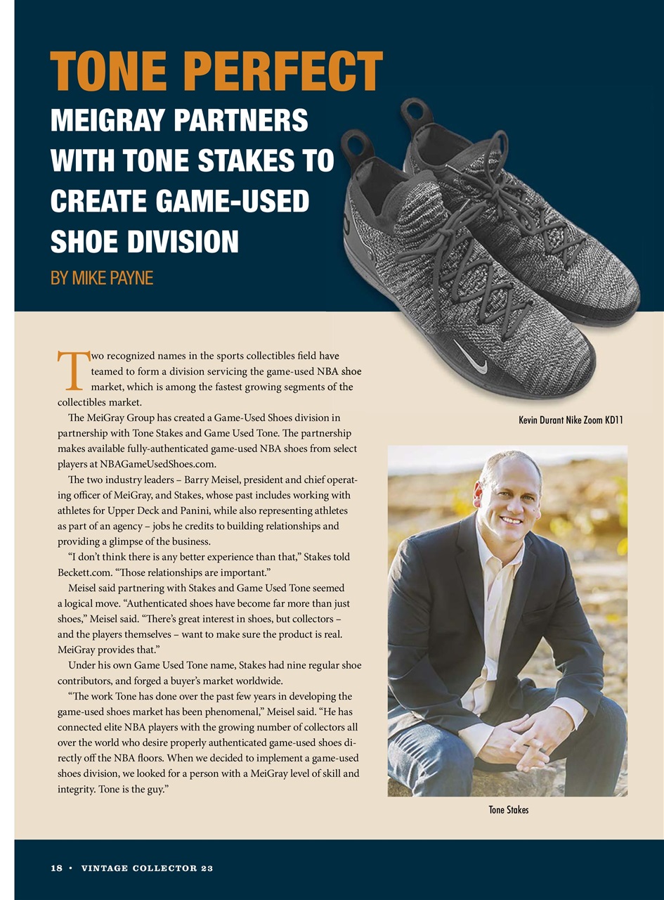 Beckett Vintage Collector Magazine Preview Pages