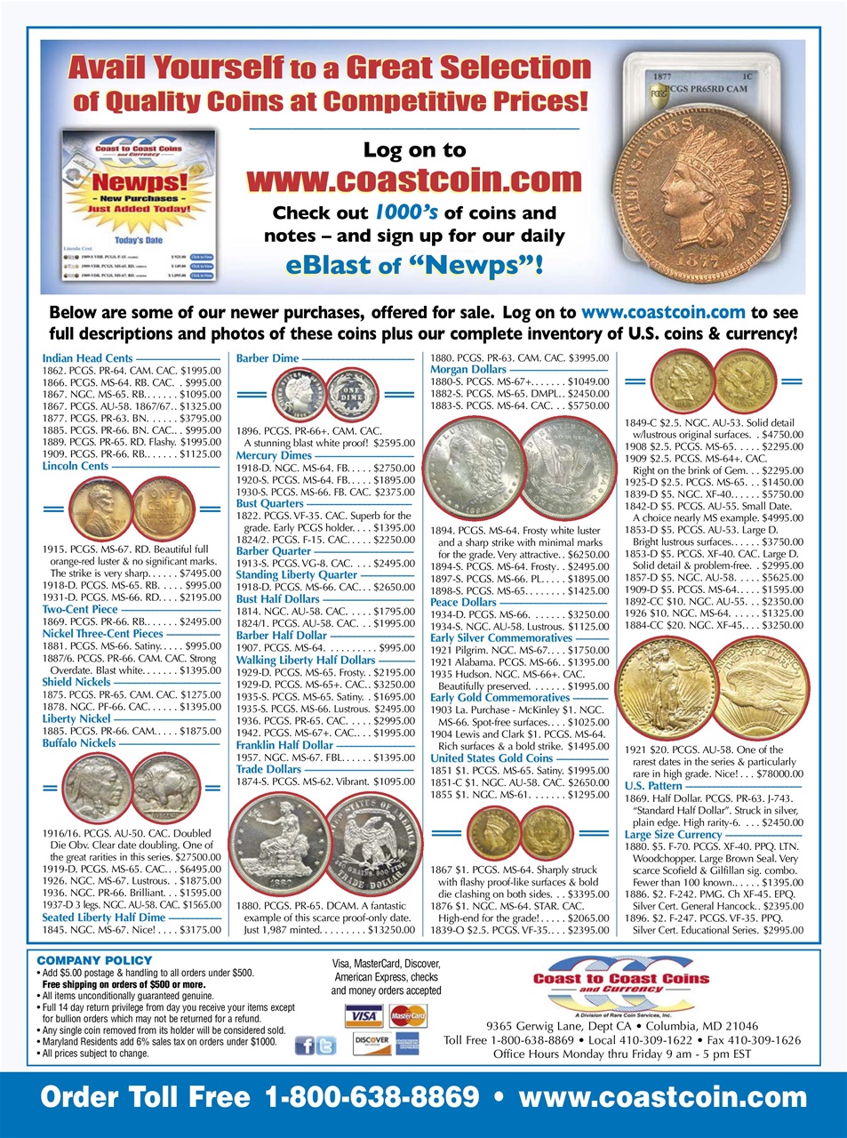 COINage Magazine Preview Pages