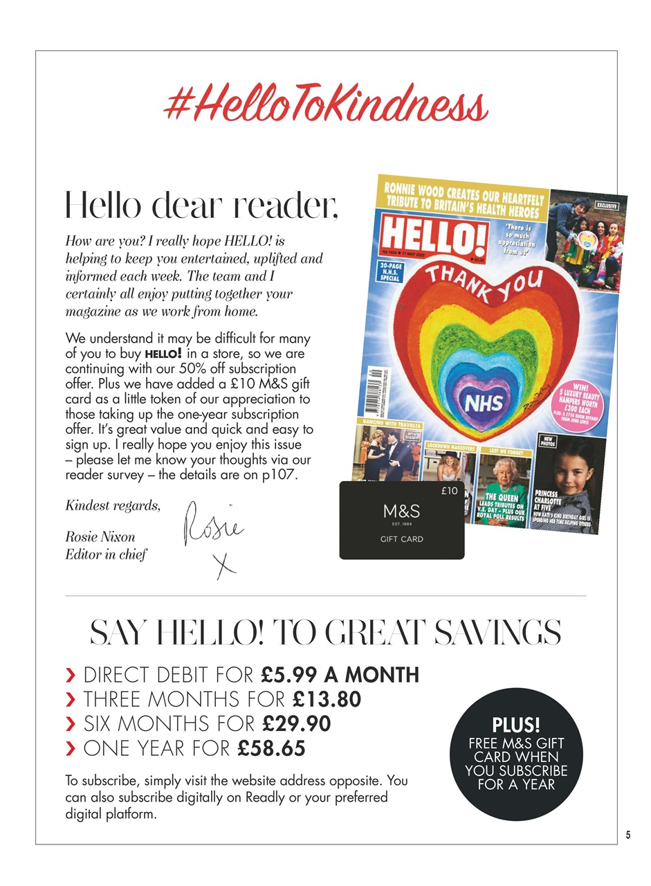 Hello! Magazine Preview Pages