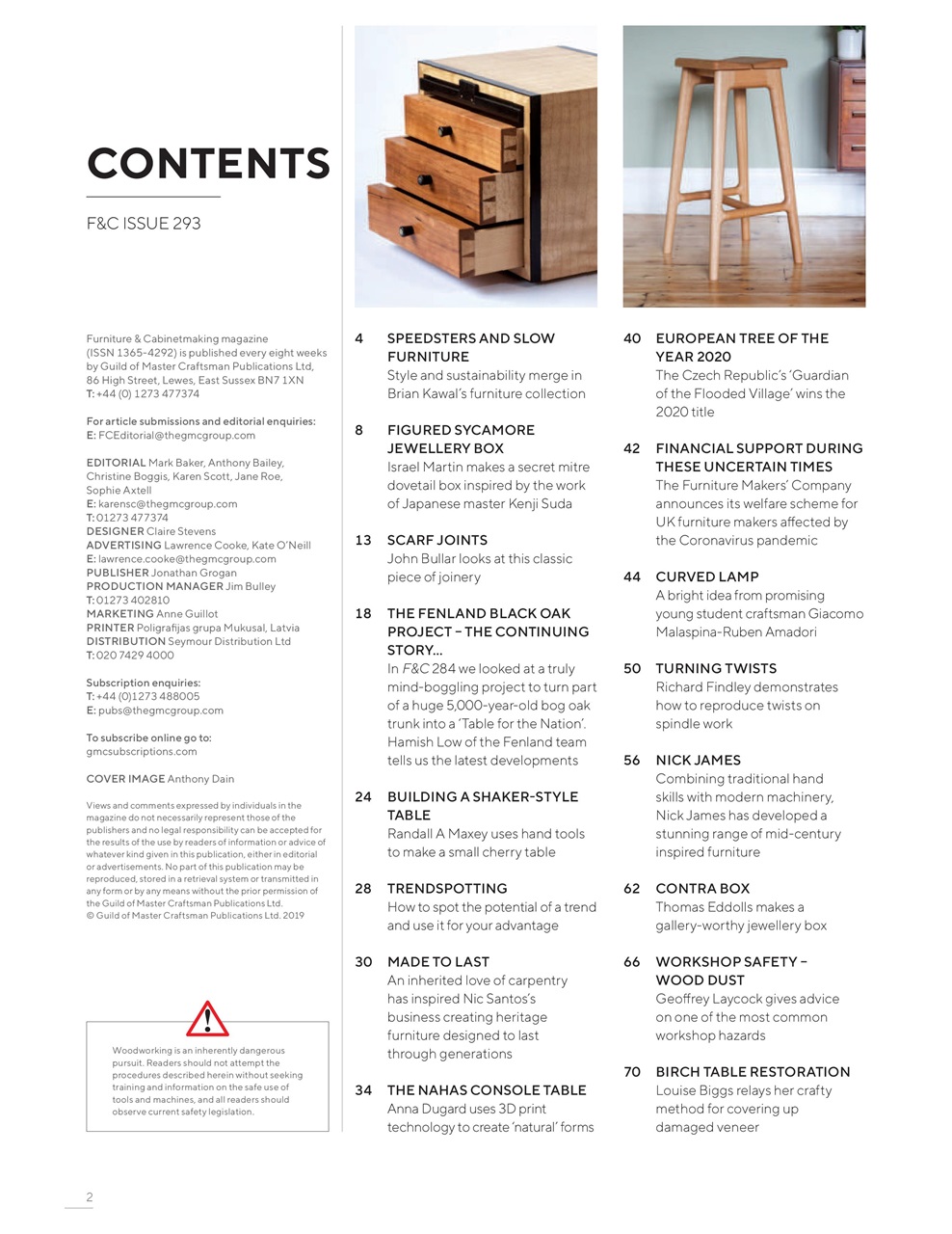 Furniture & Cabinetmaking Preview Pages