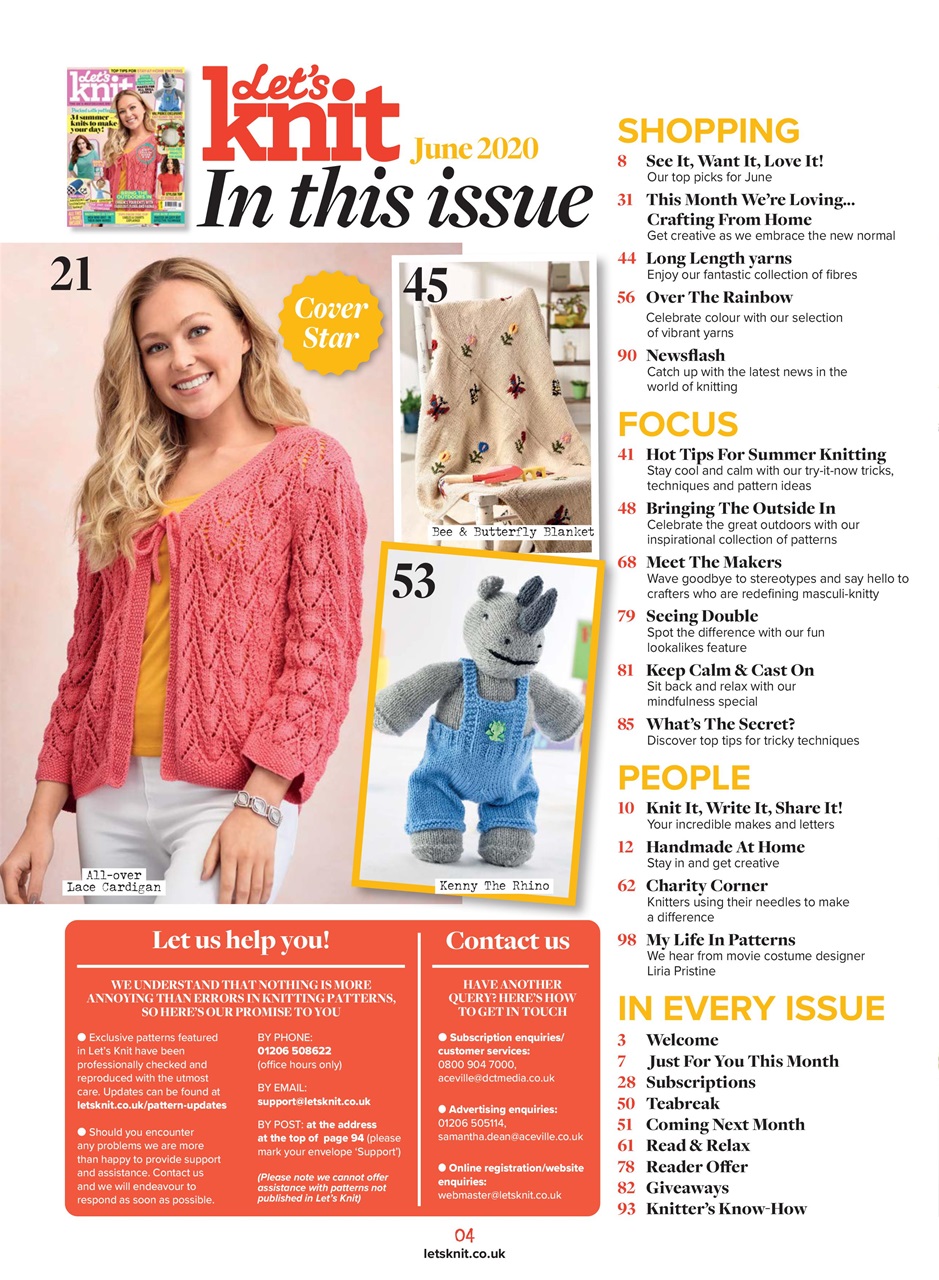 Let's Knit Preview Pages