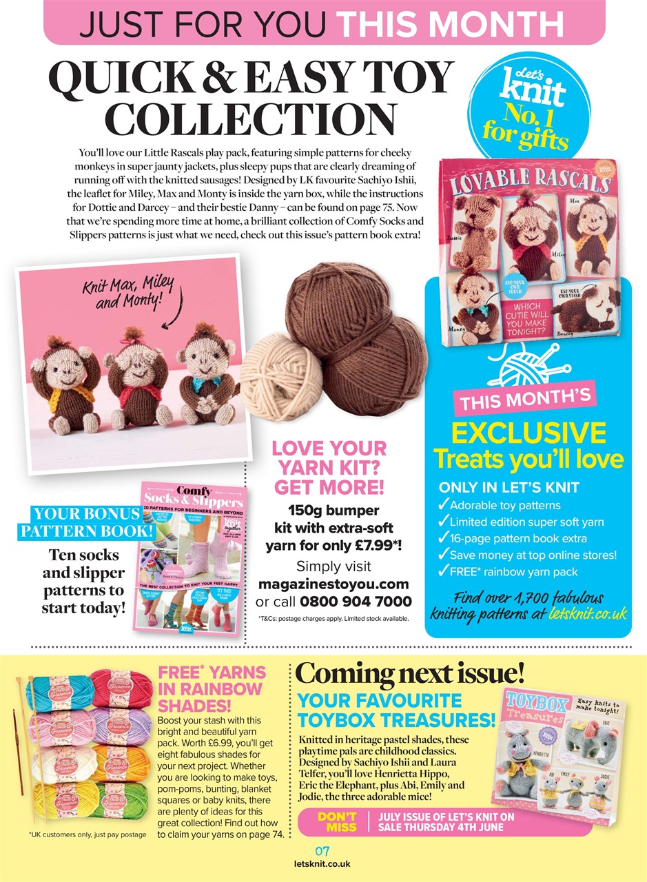 Let's Knit Preview Pages