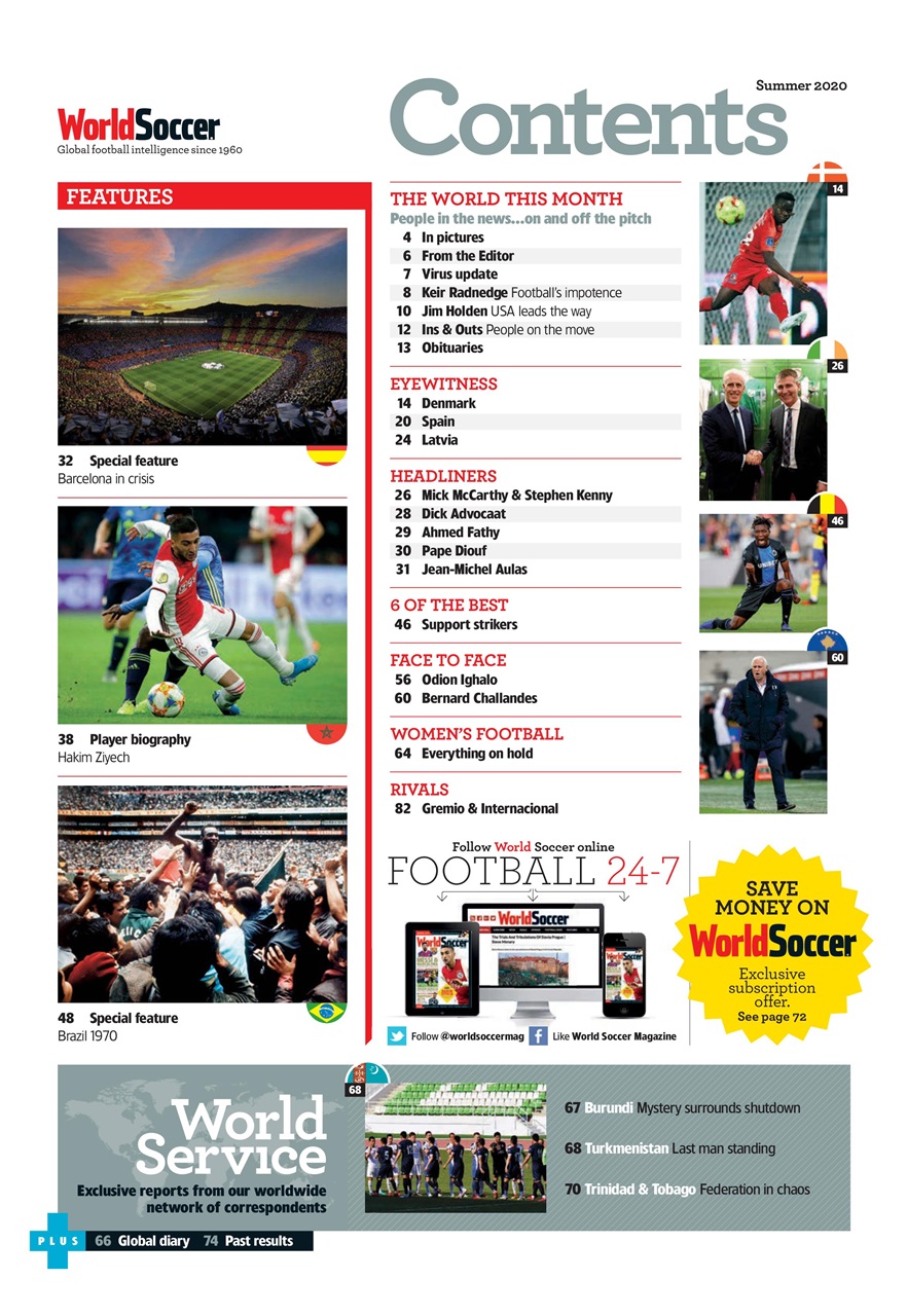 World Soccer Preview Pages