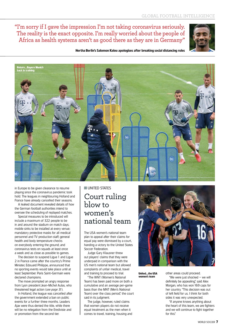 World Soccer Preview Pages