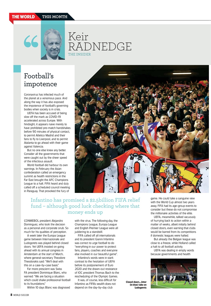 World Soccer Preview Pages