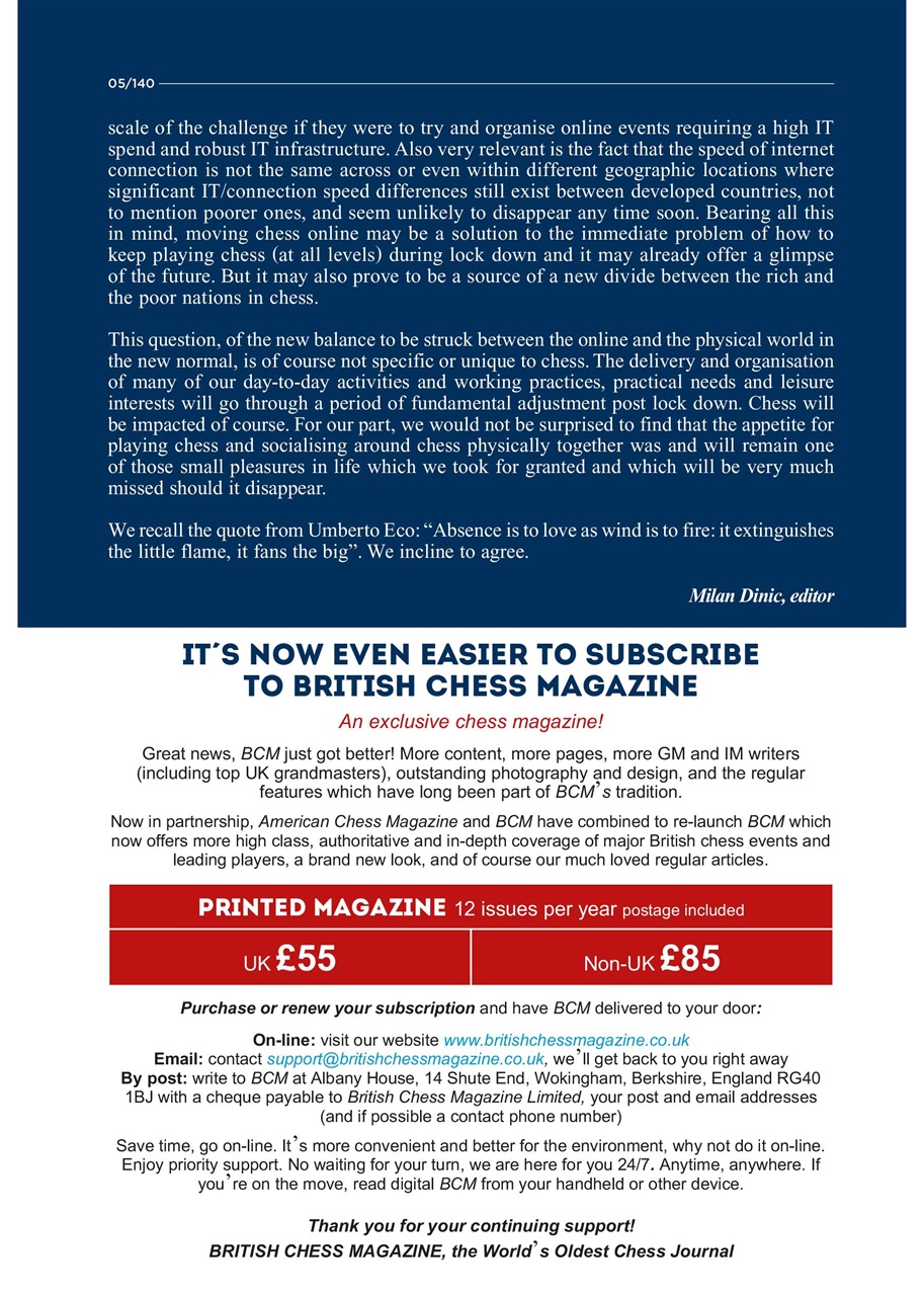 British Chess Magazine Preview Pages
