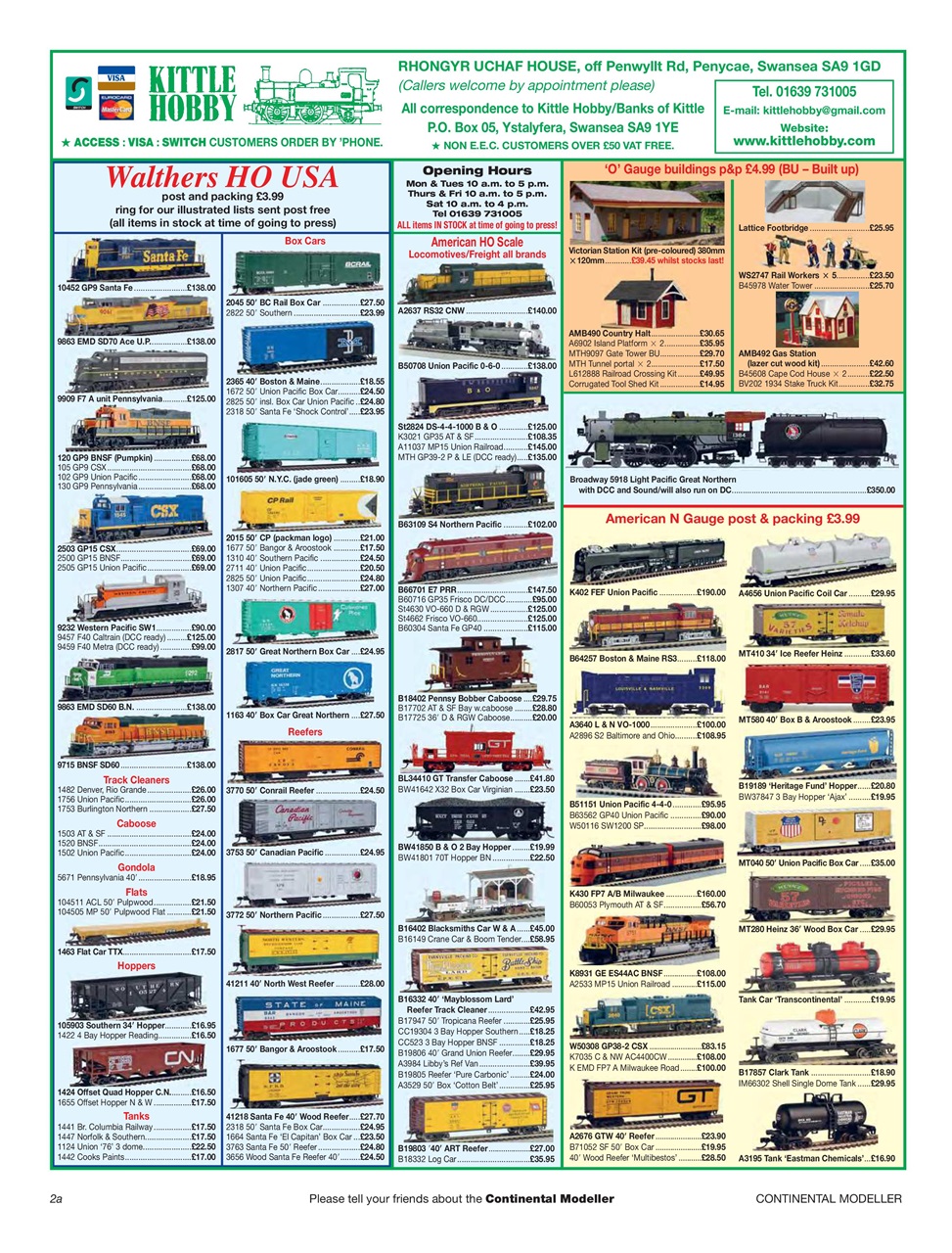 Continental Modeller Preview Pages