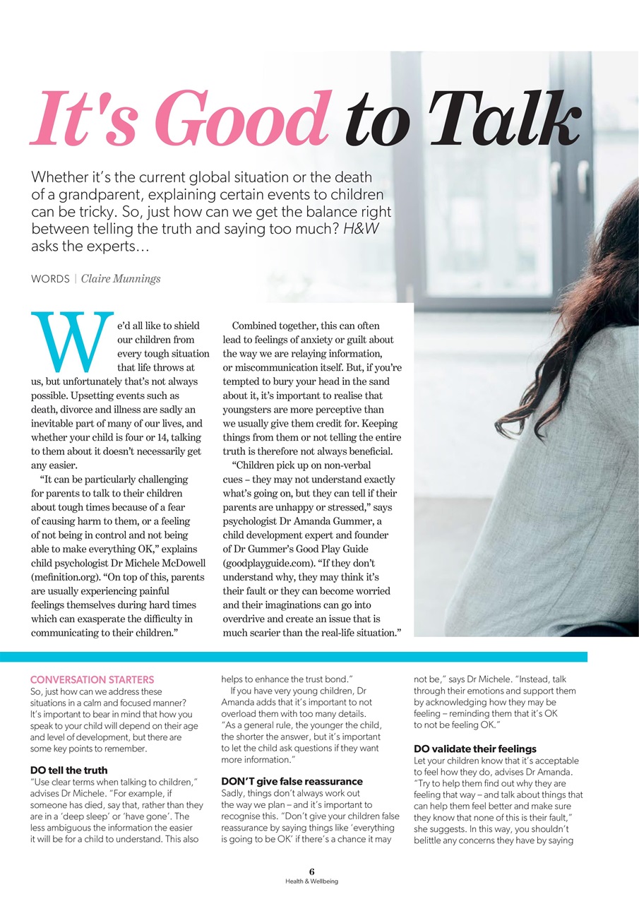 Health & Wellbeing Preview Pages