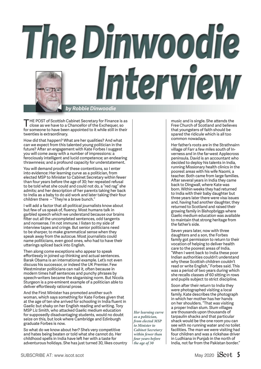 iScot Magazine Preview Pages