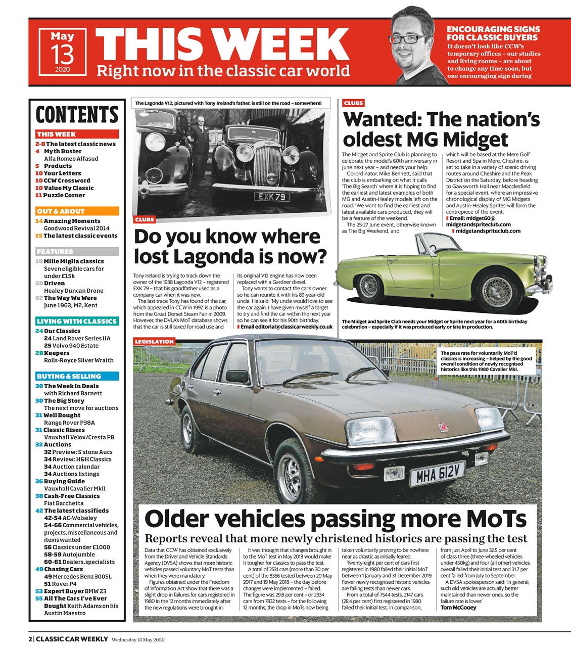 Classic Car Weekly Preview Pages