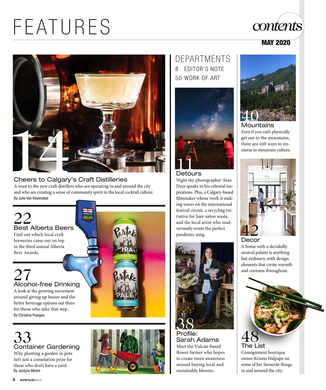 Avenue Calgary Preview Pages