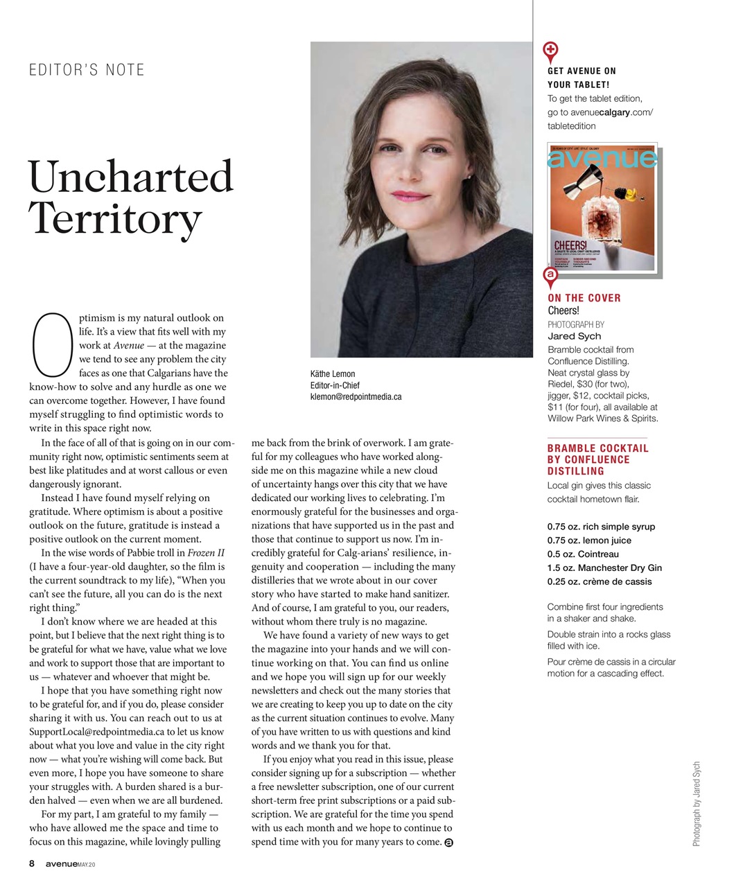 Avenue Calgary Preview Pages