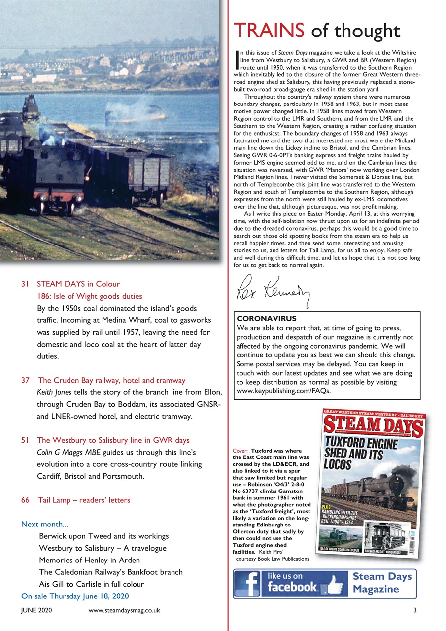 Steam Days Preview Pages