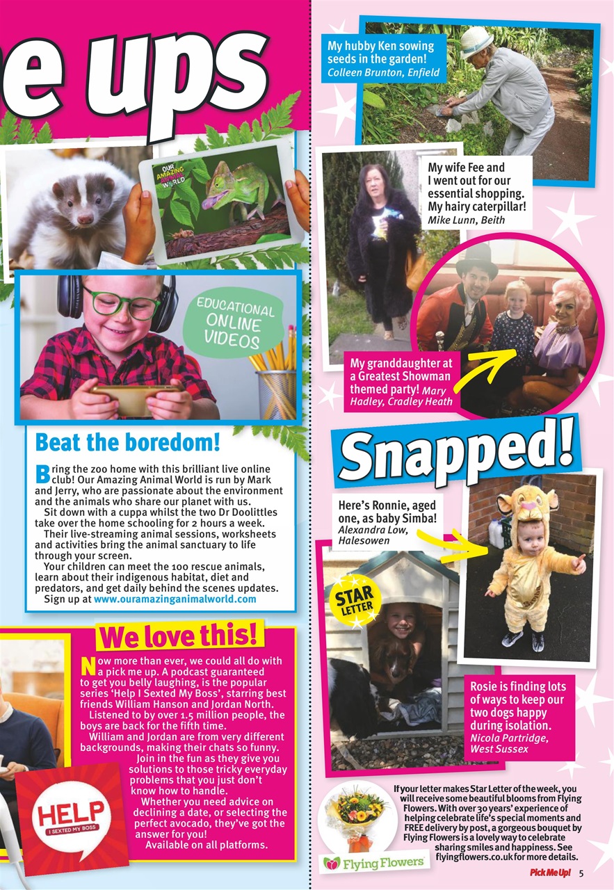 Pick Me Up Preview Pages