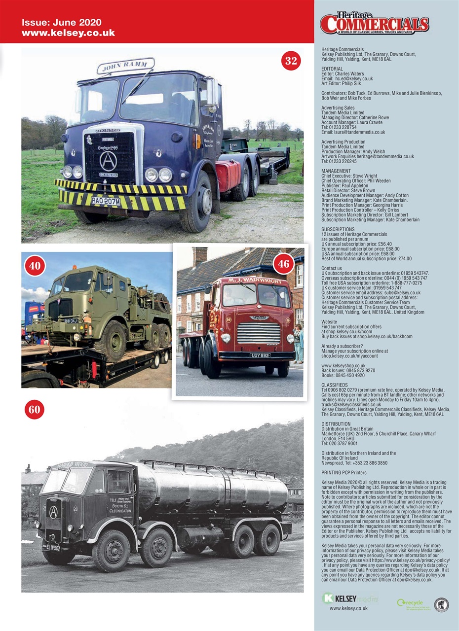 Heritage Commercials Magazine Preview Pages