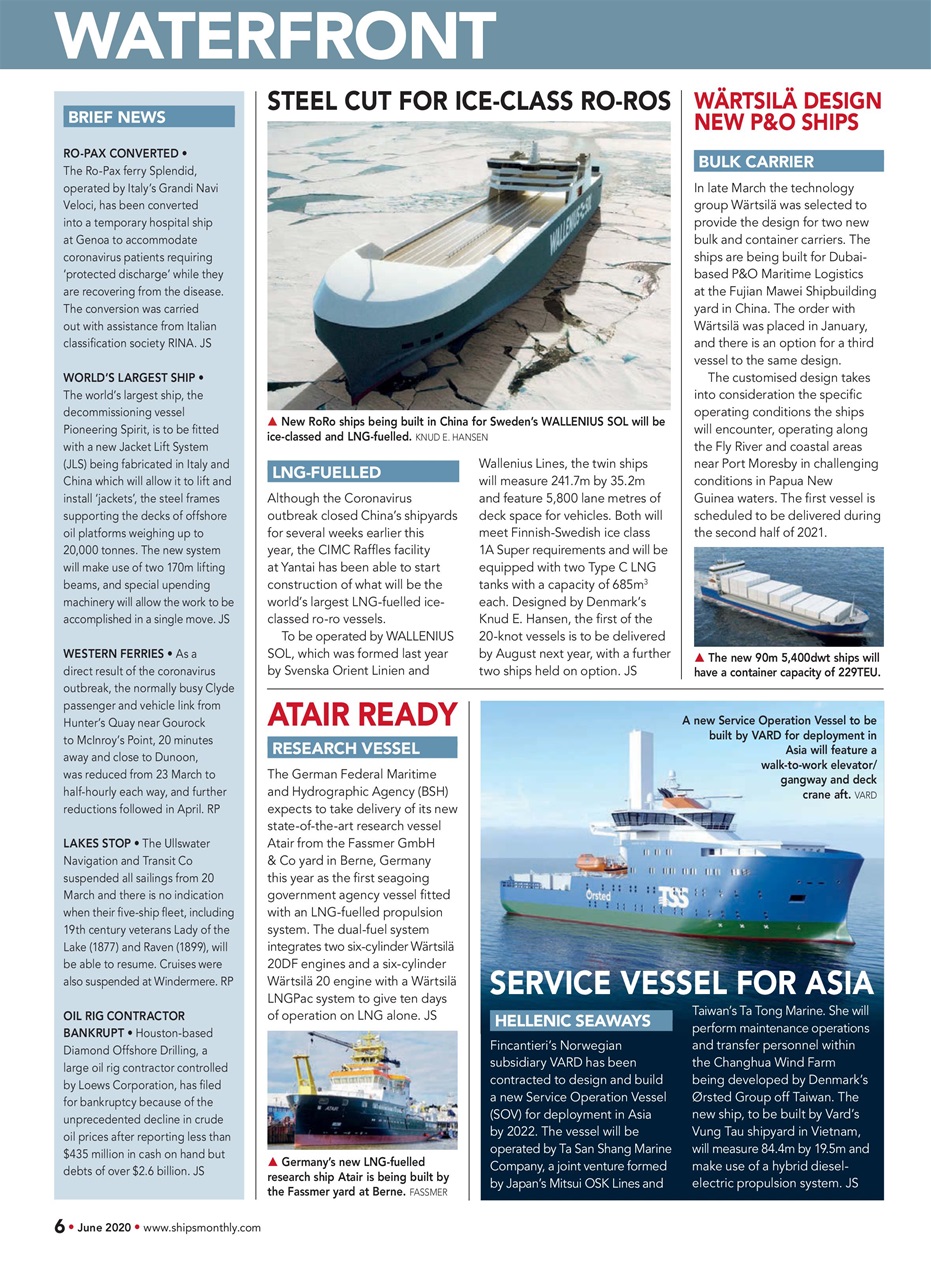 Ships Monthly Preview Pages