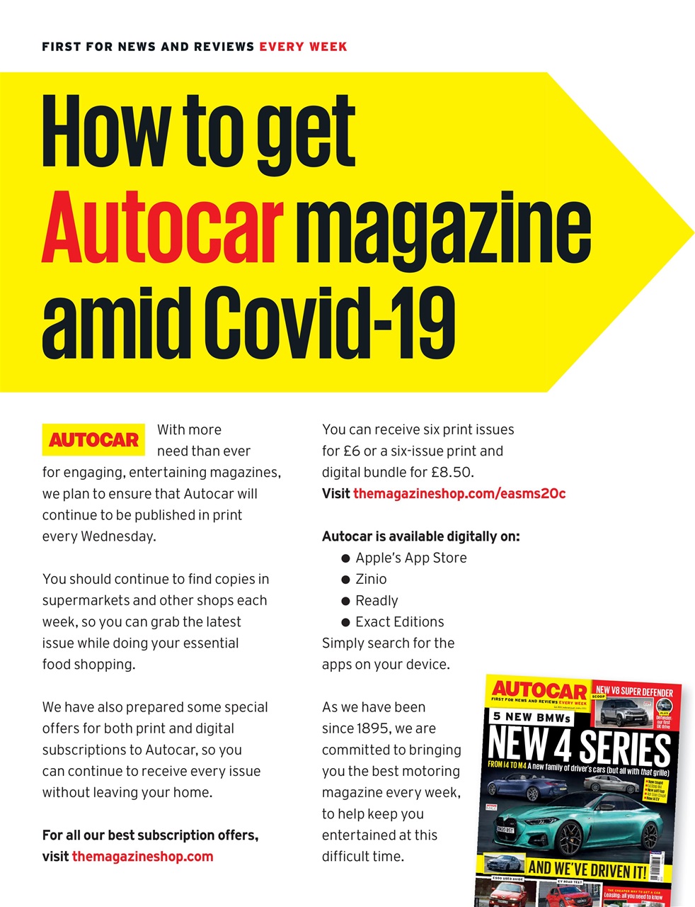 Autocar Preview Pages