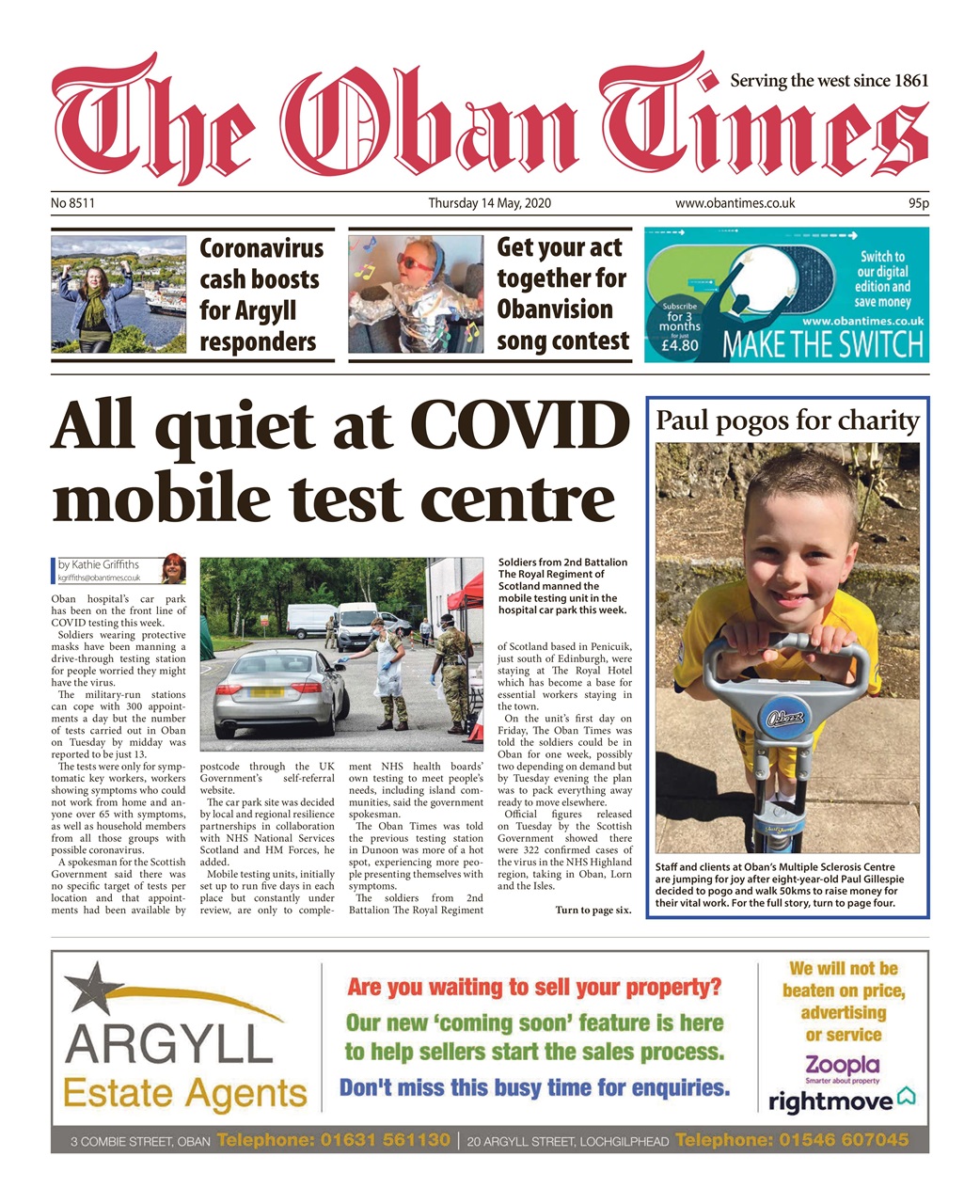 The Oban Times & Lochaber Times Preview Pages