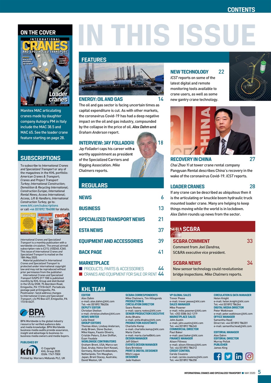 Int. Cranes and Specialized Transp Preview Pages