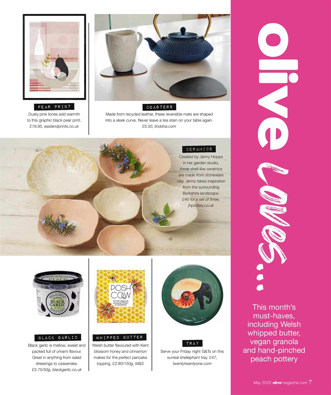 Olive Magazine Preview Pages