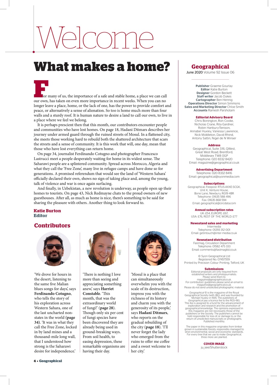 Geographical Preview Pages