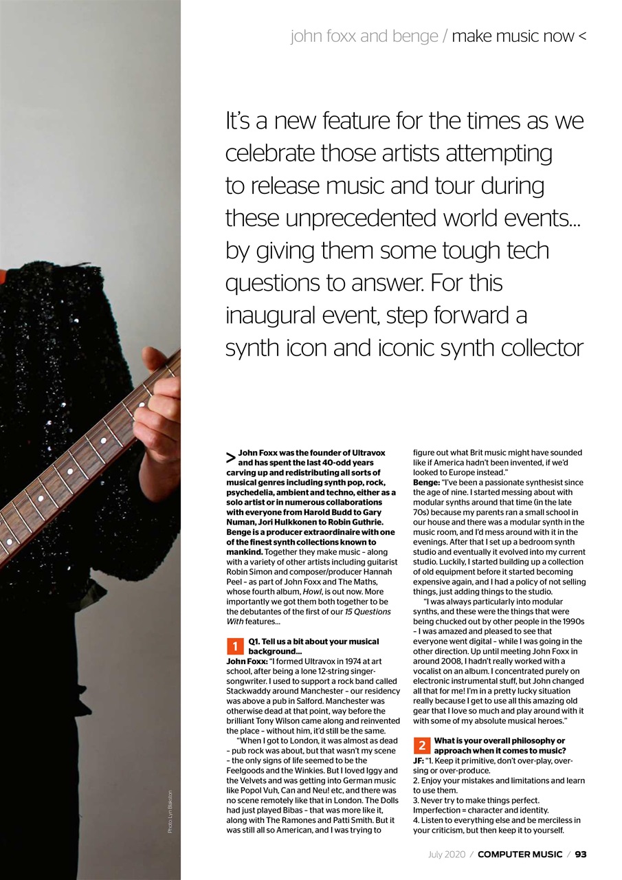 Computer Music Preview Pages