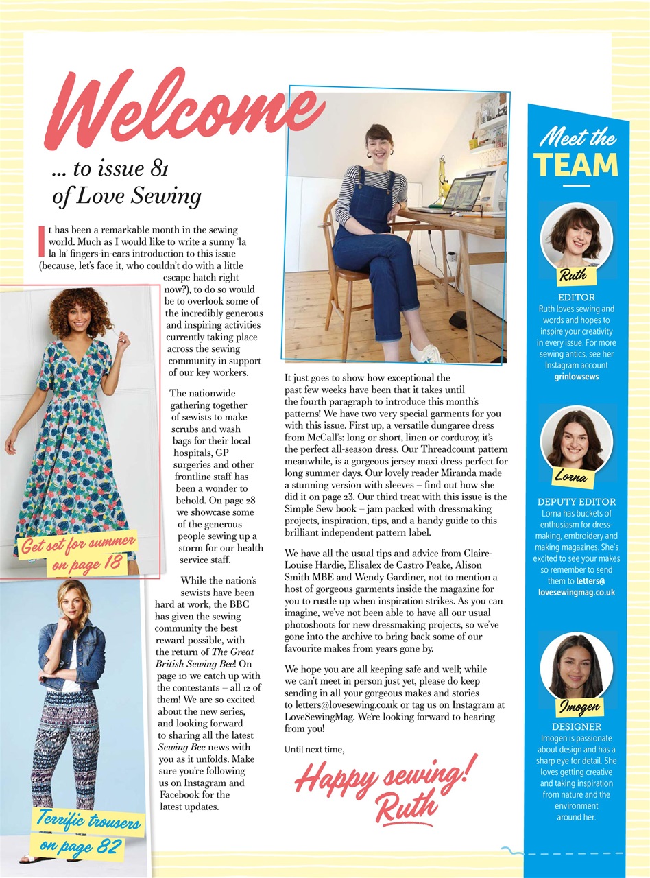 Love Sewing Preview Pages