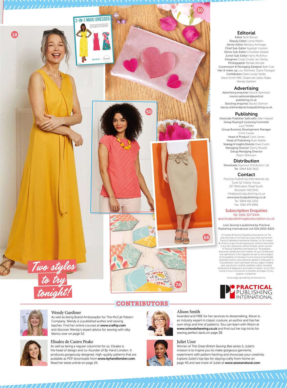 Love Sewing Preview Pages