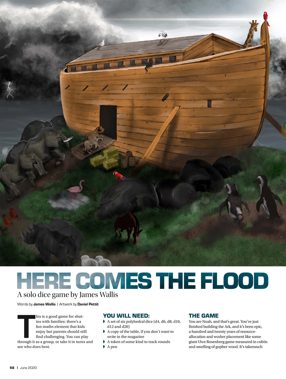 Tabletop Gaming Preview Pages