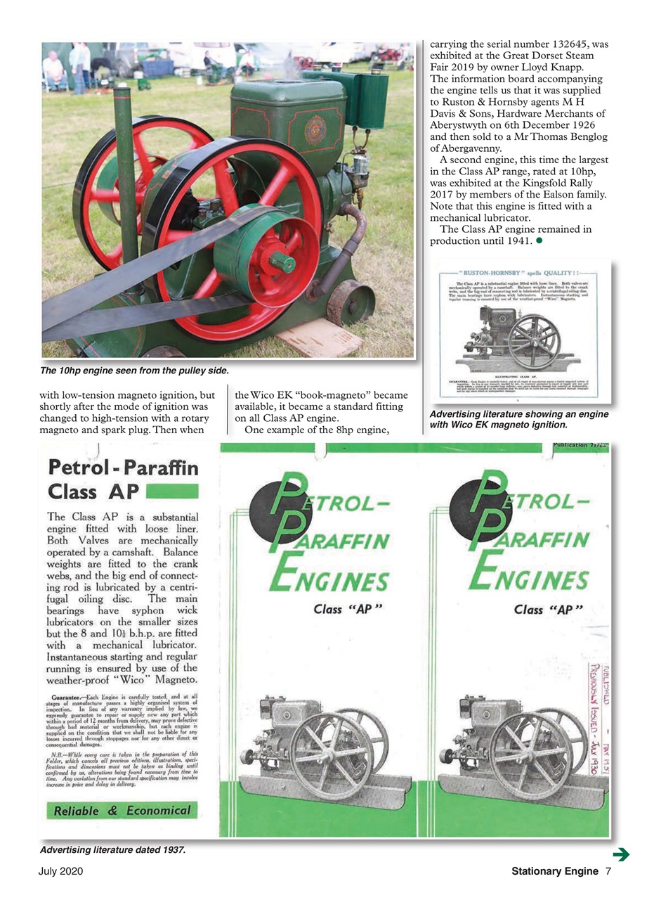 Stationary Engine Preview Pages