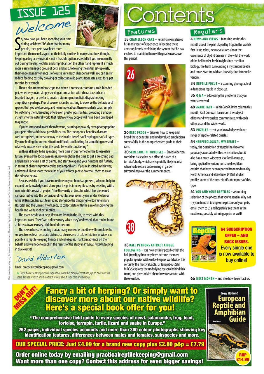 Practical Reptile Keeping Preview Pages