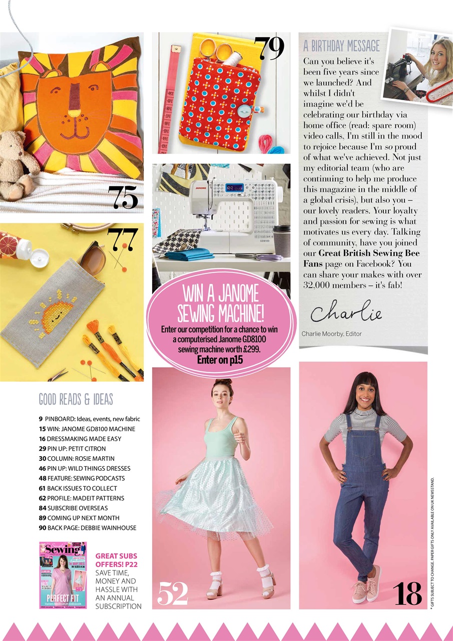 Simply Sewing Preview Pages